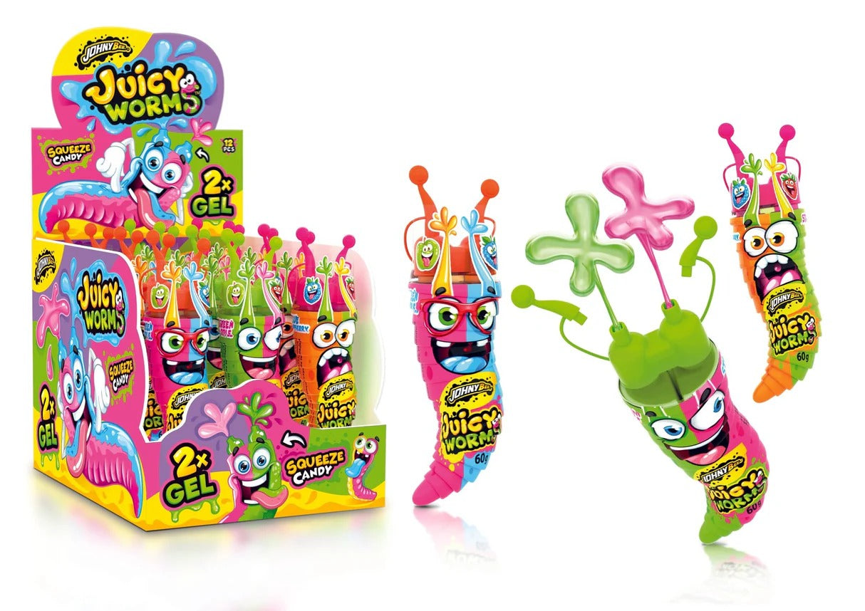 JUICY WORMS x 12 PCS